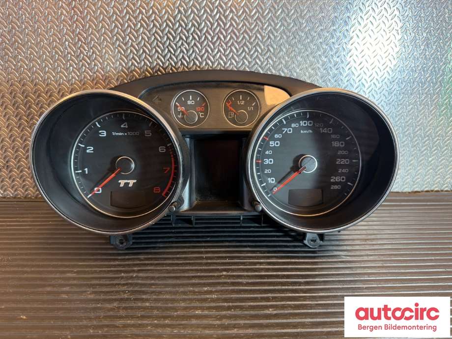 Speedometer til Audi TT, 2006-2014 (Type II) (AUDI|8J0920930FX)