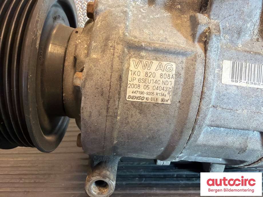 Aircondition kompressor til Audi TT 2006-2014 (Type II) (AUDI|1K0 820 808 A|)