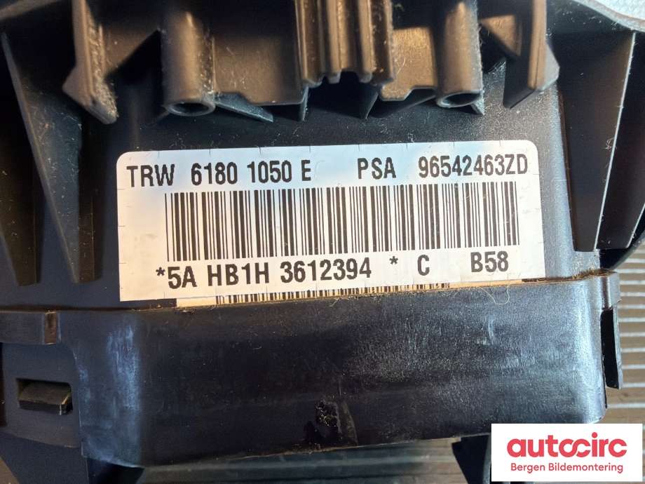 Airbag rattpute til Citroën C4, Picasso 2006-2013 (Type I)  (CITROEN|4112 JL|)