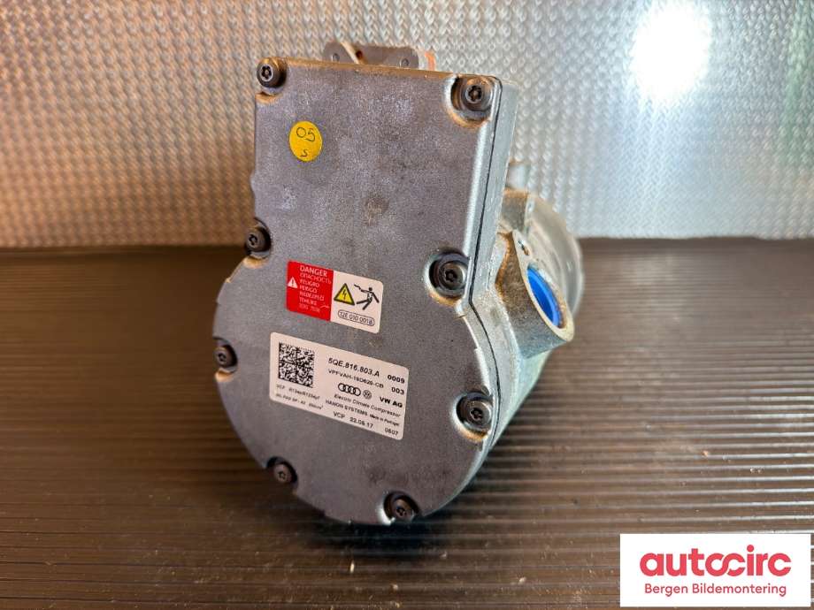 Aircondition kompressor til VW e-Golf 2017-2020 (Fase 2) (VOLKSWAGEN|5QE 816 803 A|)