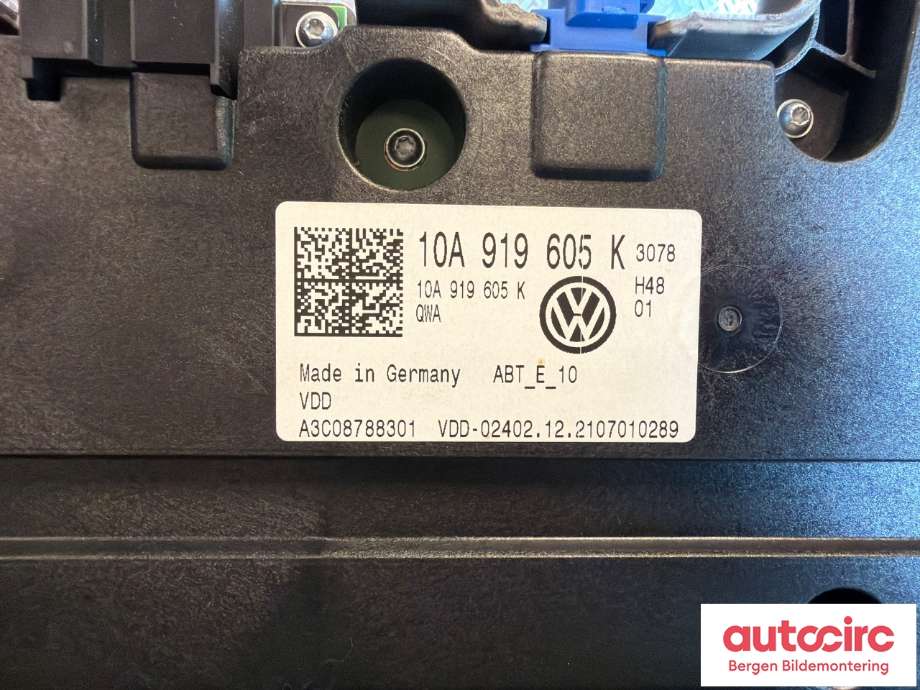 Instrument kjørecomputer til VW ID.4 2020-->>  (VOLKSWAGEN|10B 919 605 B|)