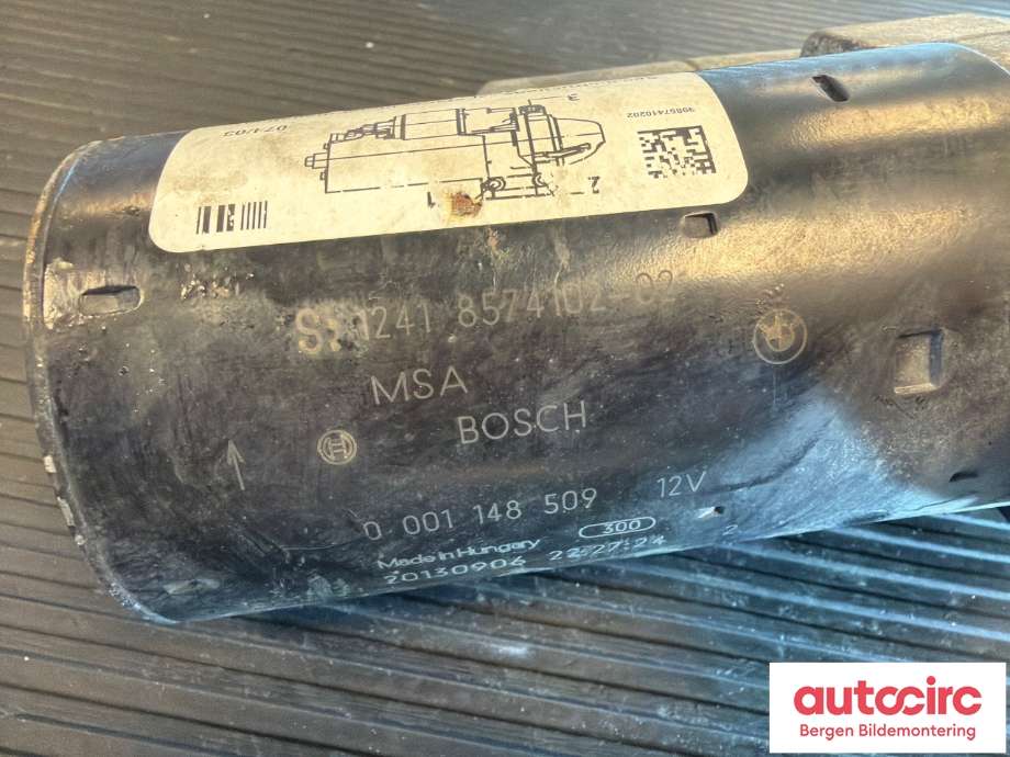 Starter diesel til BMW 4-Serie 2013-2020 (F32/F33/F36) (F32/F33/F36) (BMW|12 41 8 570 238||12418574102)