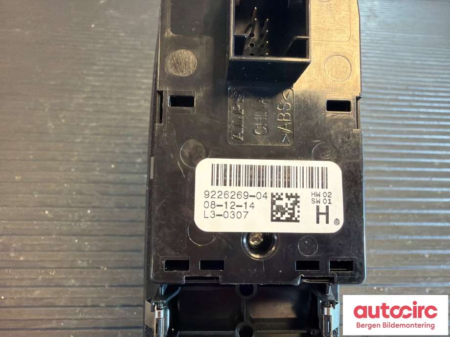 Bryter ruteheis til BMW 4-Serie 2013-2020 (F32/F33/F36) (F32/F33/F36) (BMW|61319362126||9226269-04)