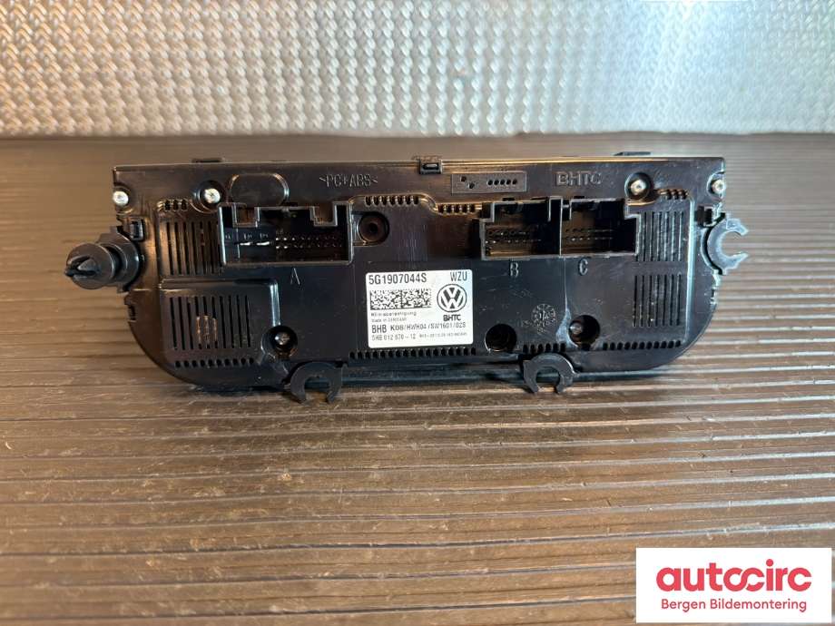 Varmeapparat betjening til VW Golf VII 2012-2017 (Fase 1) (VOLKSWAGEN|5G1 907 044 S|)