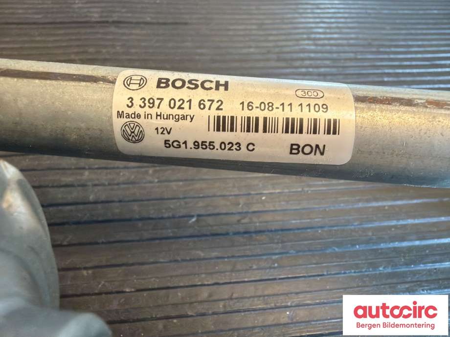 Viskermotor frontrute til VW Golf VII 2012-2017 (Fase 1) (VOLKSWAGEN|5G1 955 023 D||5G1 955 023 C)