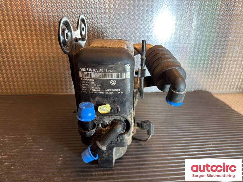 Bensinvarmer til VW Golf VII 2012-2017 (Fase 1)  (VOLKSWAGEN|5Q0 898 008 E|5WA 815 007 D|5Q0815005 AC)