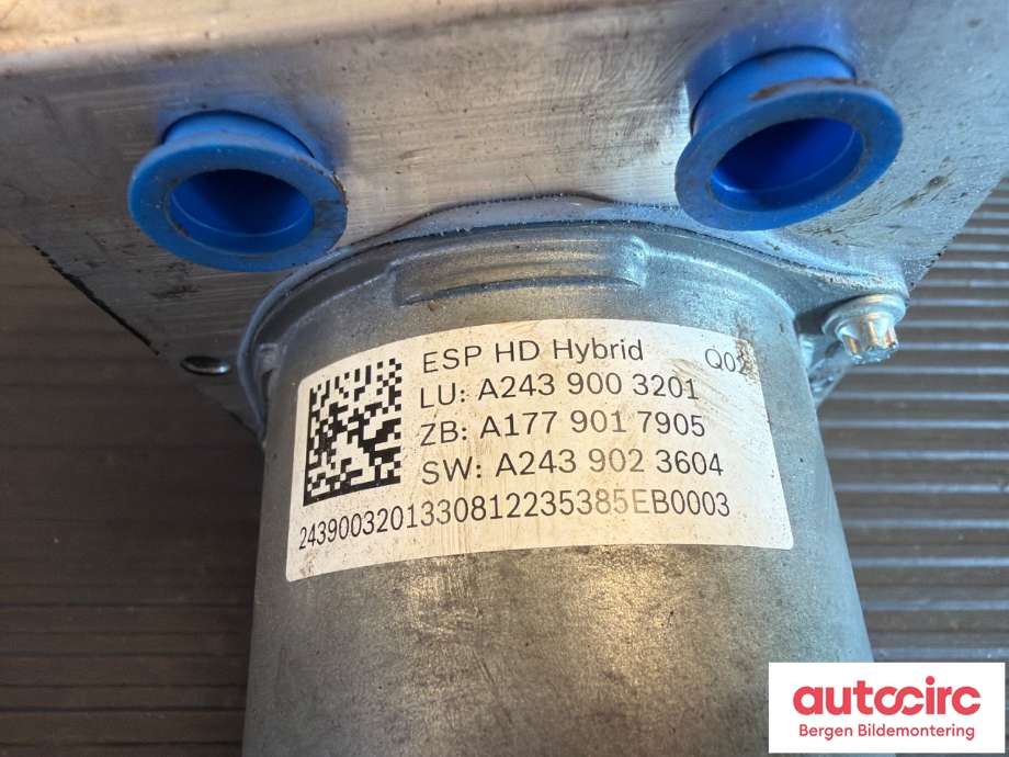 ABS sentral til Mercedes EQA 2021-->> (MERCEDES|A 243 900 33 01||A2439003201)