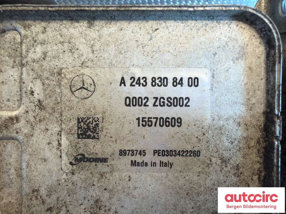 Varmeapparat diverse til Mercedes EQA 2021-->> (MERCEDES||A 243 830 85 00)