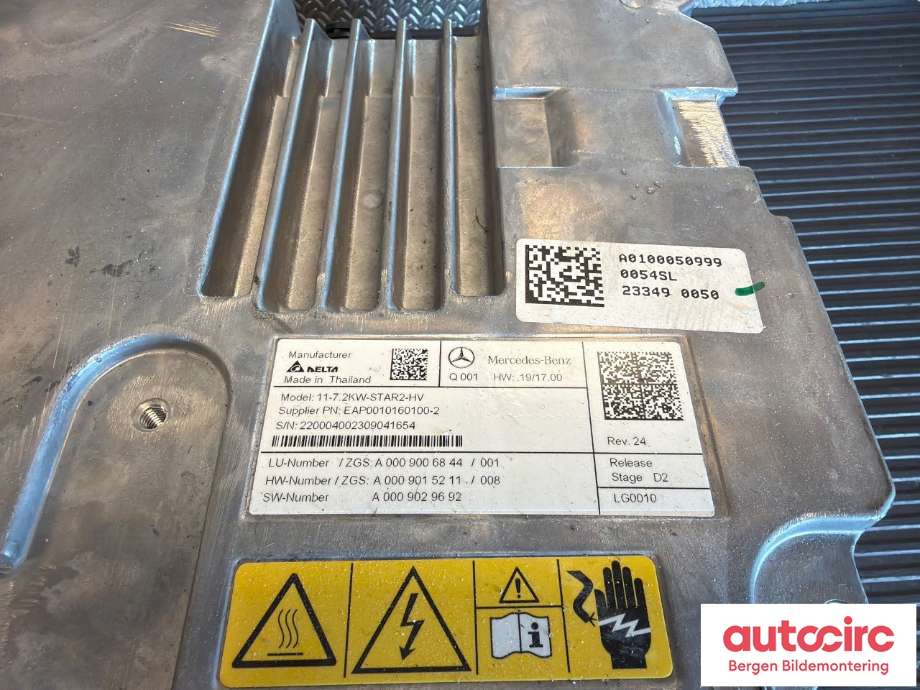 Batterilader (OBC - On Board Charger) til Mercedes EQA 2021-->> (MERCEDES|A 000 900 68 44|A 000 900 26 50|)