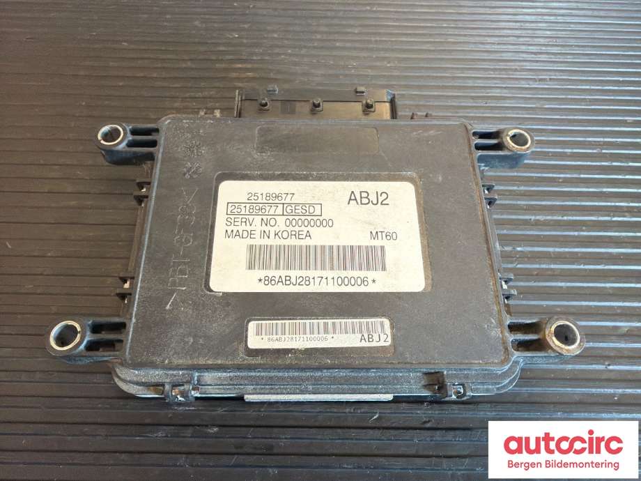 Styreenhet motor til Chevrolet Spark 2011-->> (CHEVROLET (KR)|25189677|)