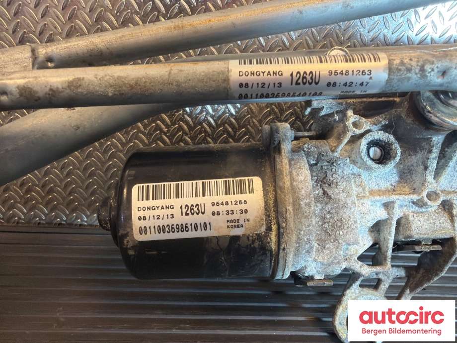 Viskermotor frontrute til Chevrolet Spark 2011-->>  (CHEVROLET (KR)|95481265|)