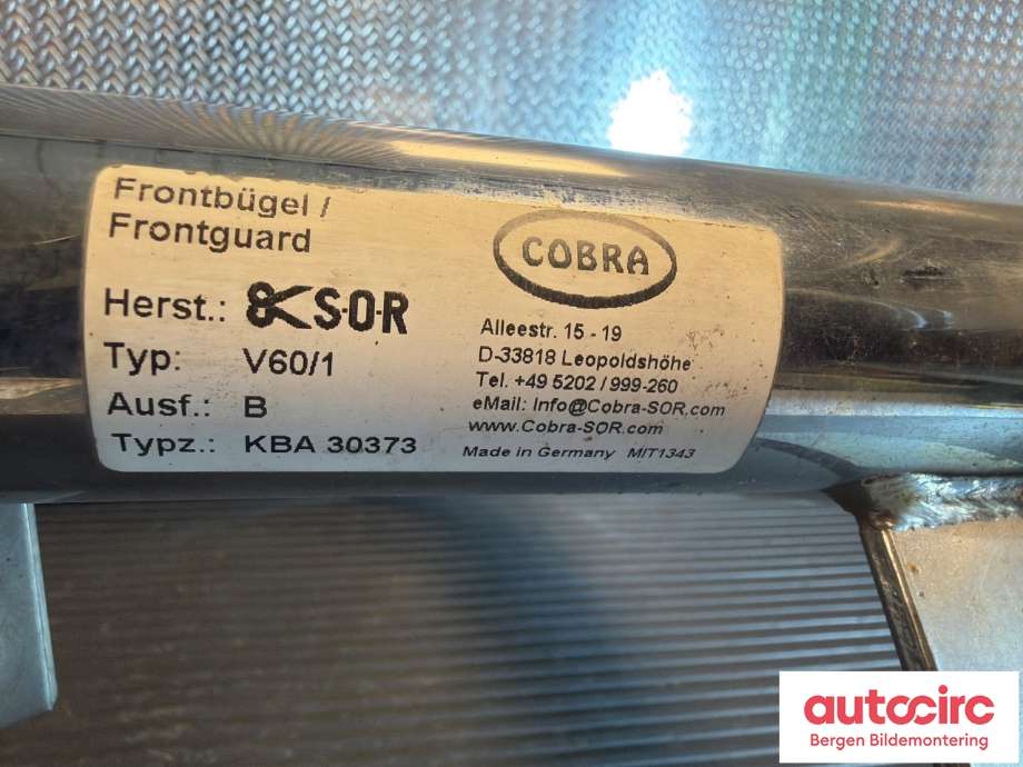Kufanger / frontguard til Mitsubishi Pajero 2000-2006 (Type III)  (MITSUBISHI|30373|)