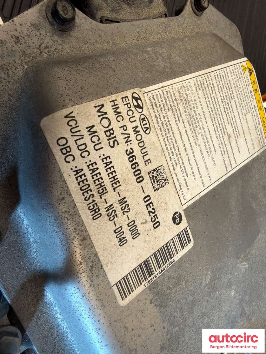 Inverter hybrid til Hyundai Ioniq Electric 2016-2019 (Fase 1) (HYUNDAI|36601 0E250||366000E250)