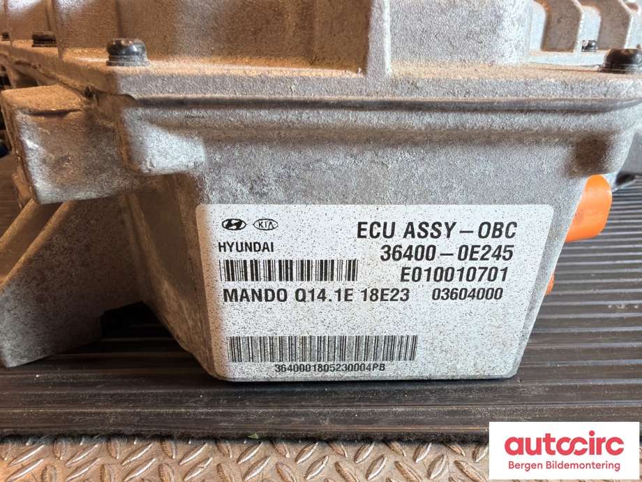 Batterilader (OBC - On Board Charger) til Kia Soul 2014-2019 (Type II) (KIA|36400 0E245|)