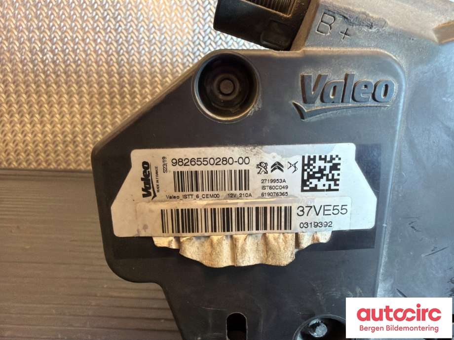 Dynamo til Peugeot Expert 2016-->> (Type III) (PEUGEOT|98 156 832 80|98 265 502 80)