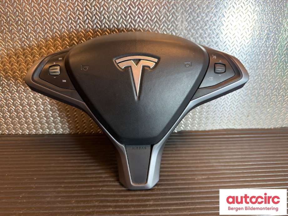 Airbag rattpute til Tesla Model S, 2016-2021 (Fase 2) (TESLA|1456168-31-A)