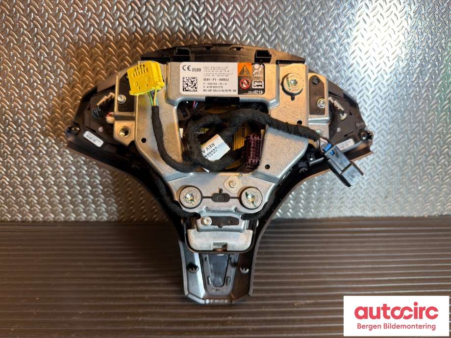 Airbag rattpute til Tesla Model S 2016-2021 (Fase 2) (TESLA|1456168-31-A|)
