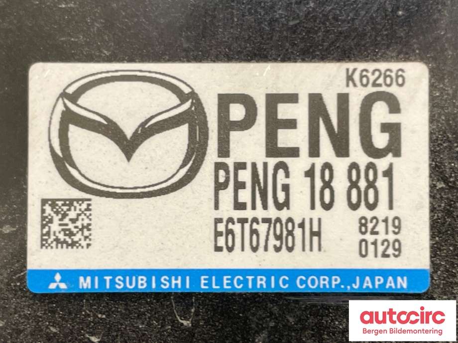 Styreenhet motor til Mazda CX-3 2015-2022  (MAZDA|PENG-18-881|E6T67981H)