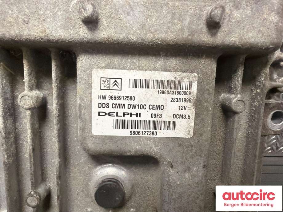 Styreenhet motor til Toyota Proace 2013-2016 (Type I) (TOYOTA|SU001A0529|)
