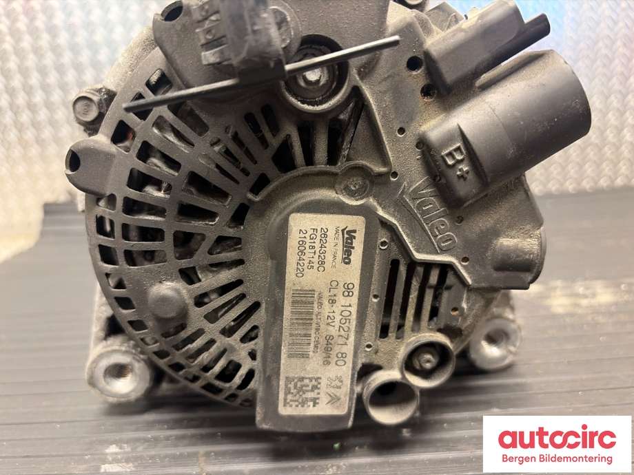 Dynamo til Citroën Berlingo 2015-2019 (Type II, Fase 2)  (CITROEN|98 105 271 80|)