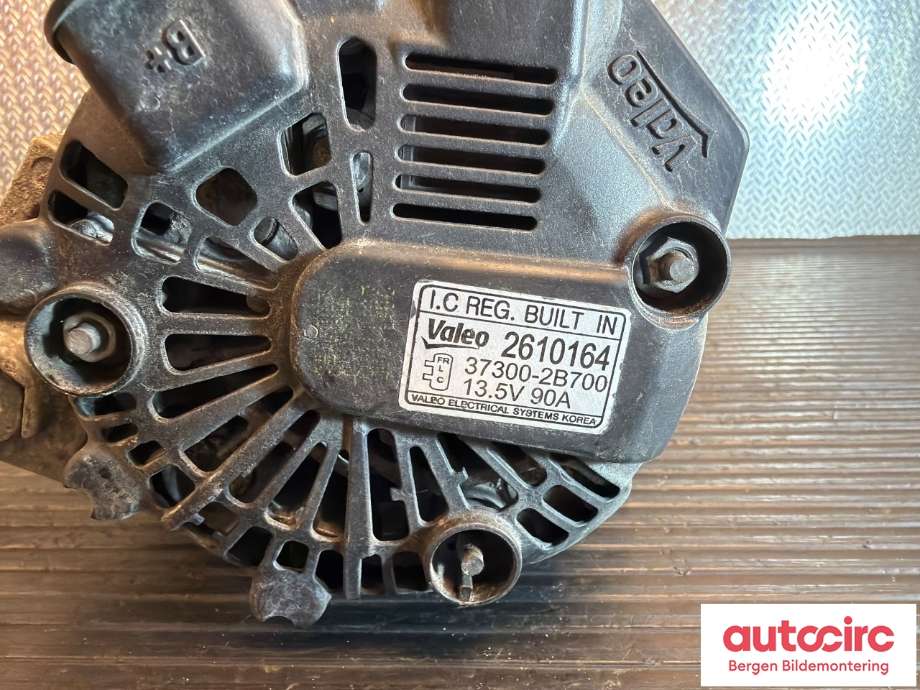 Dynamo til Hyundai Ix20 2010-2017  (HYUNDAI|37300 2B750|)