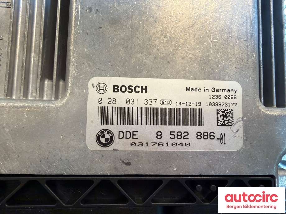 Styreenhet motor til BMW X4 2014-2018 (F26) (F26) (BMW|13 61 8 574 752||8582886)