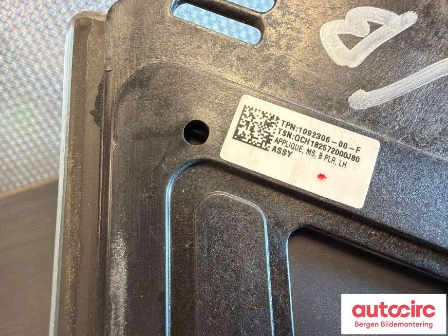 Diverse deler til Tesla Model S 2016-2021 (Fase 2) (TESLA|1092306-00-F|)