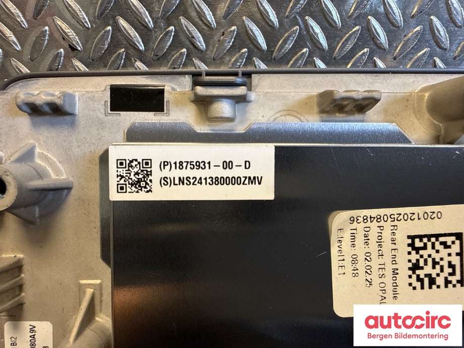 Varmeapparat betjening til Tesla Model Y 2021-2024 (Type I)  (TESLA|1875931-00-D|)