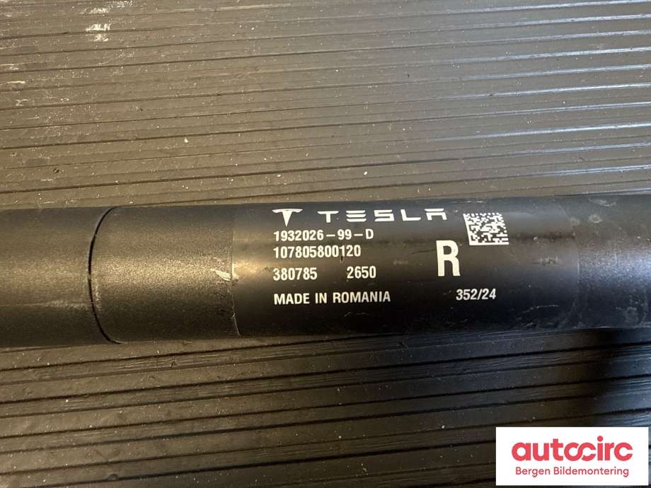 Baklukedemper til Tesla Model Y 2021-2024 (Type I)  (TESLA|1932026-99-D|)