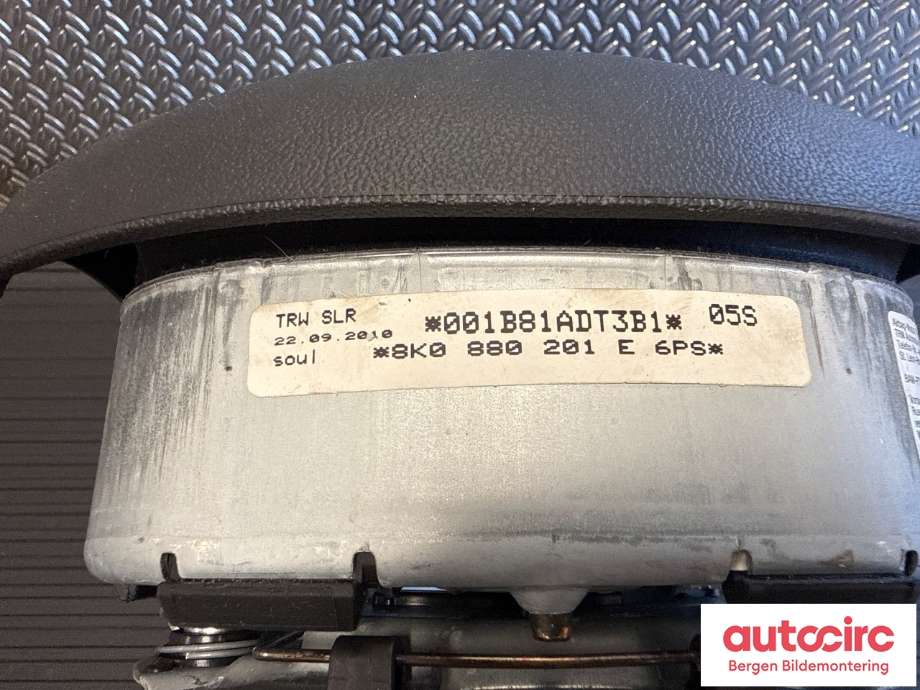 Airbag rattpute til Audi A4 2007-2014 (Type IV) (B8) (B8) (AUDI|8K0 880 201 AL|)
