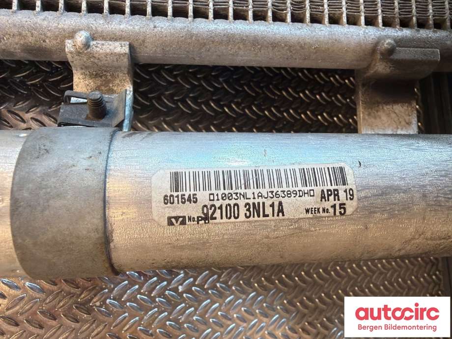 Aircondition radiator til Nissan NV200 2010-2019  (NISSAN|921003NL1A|921003NL1B|)