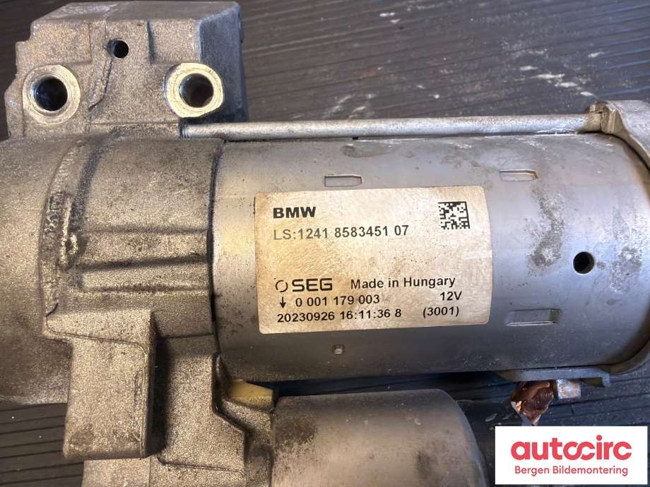 Starter diesel til BMW 3-Serie 2012-2018 (F30/F31/F34) (F30/F31/F34) (BMW|12 41 8 583 673|)