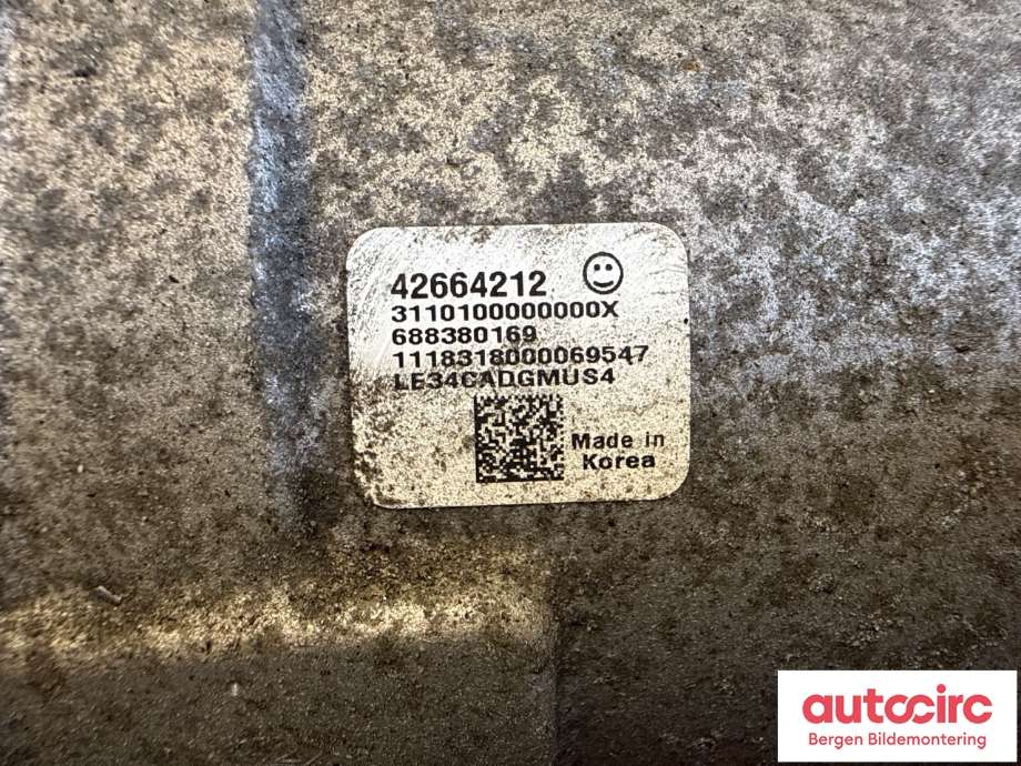 Aircondition kompressor til Opel Ampera-e 2017-->> (Type II)  (OPEL|42664213|42628294|)