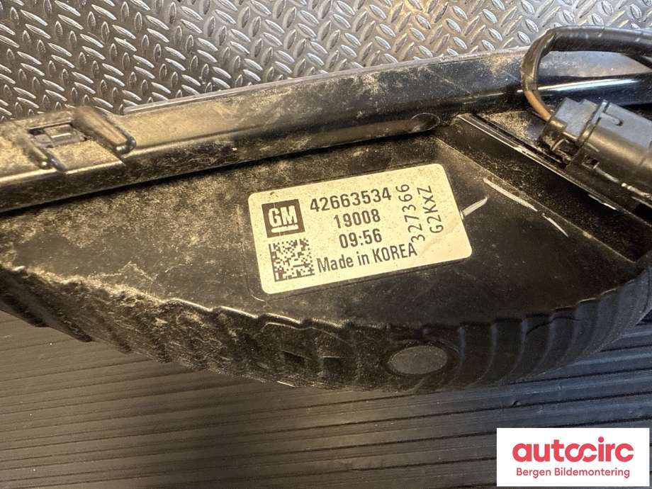 Blinklykt høyre til Opel Ampera-e 2017-->> (Type II) (OPEL|42663534|)
