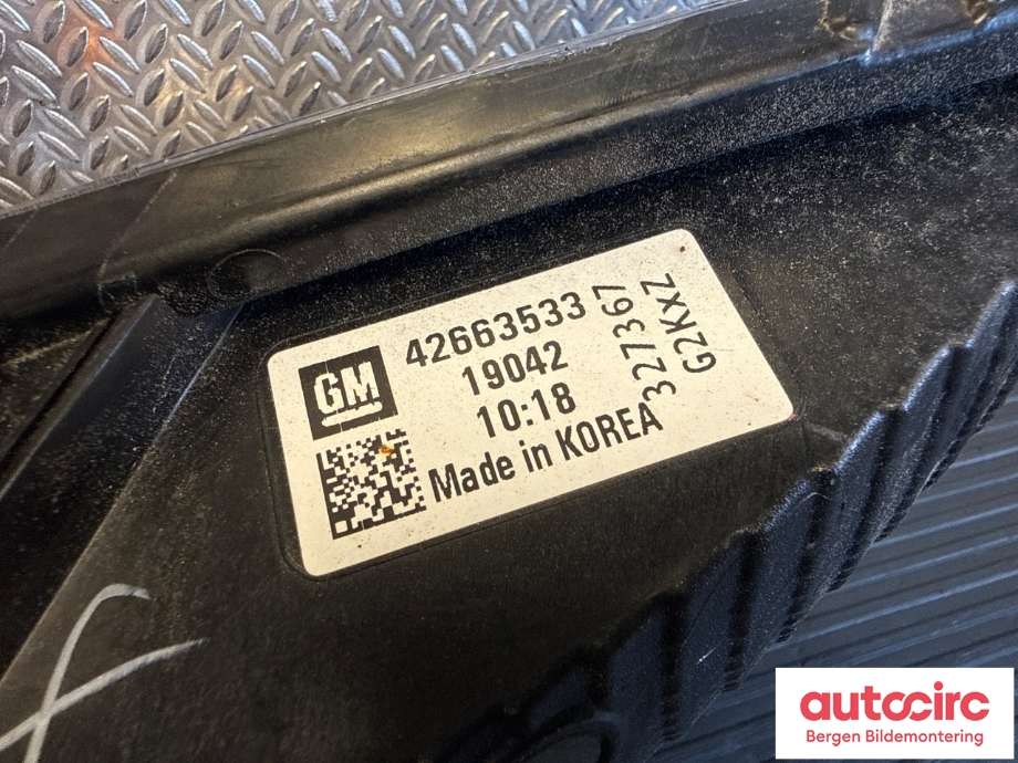 Blinklykt venstre til Opel Ampera-e 2017-->> (Type II) (OPEL|42663533|42529920|)