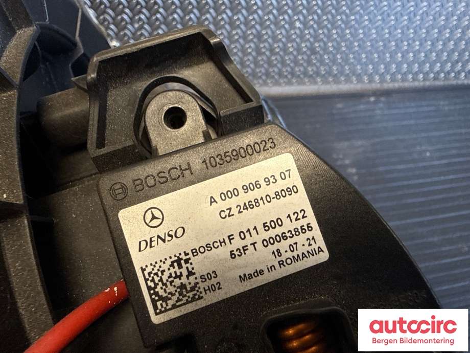 Varmeapparat motor til Mercedes Sprinter 2018-->> (907/910) (907/910) (MERCEDES|A 000 830 79 02|)