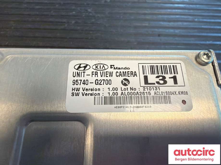 Kamera til Hyundai Ioniq Electric 2019-->> (Fase 2) (HYUNDAI|95740G2700|)