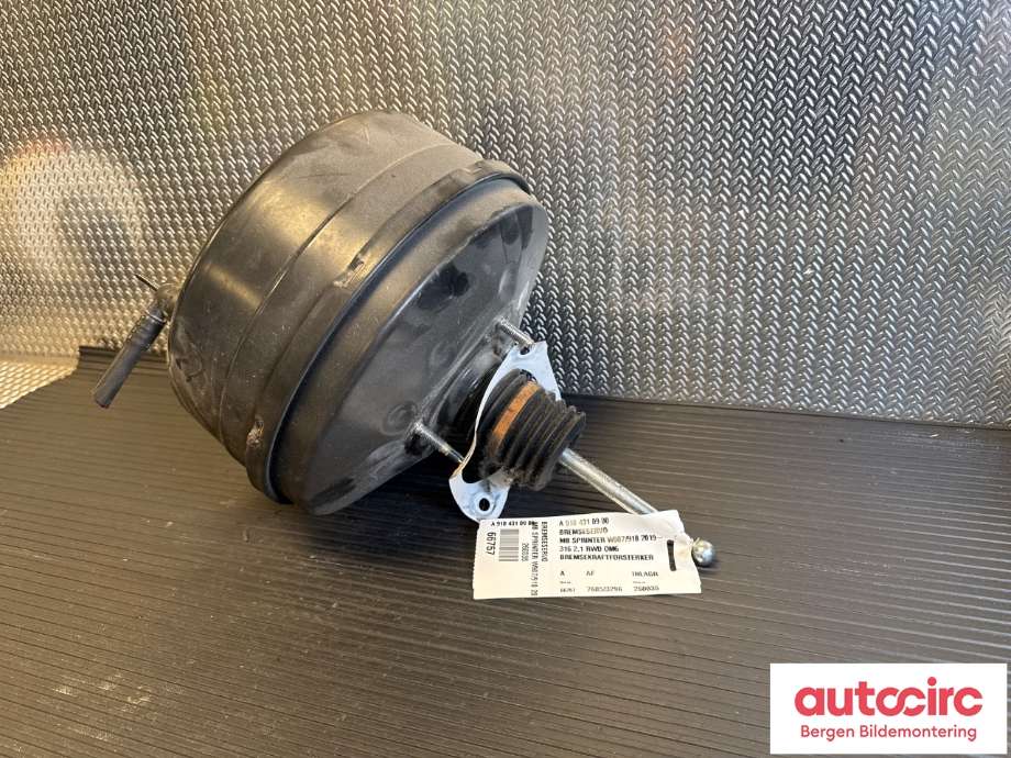 Bremsekraft-forsterker til Mercedes Sprinter, 2018-->> (907/910) (907/910) (MERCEDES|A 910 431 09 00)