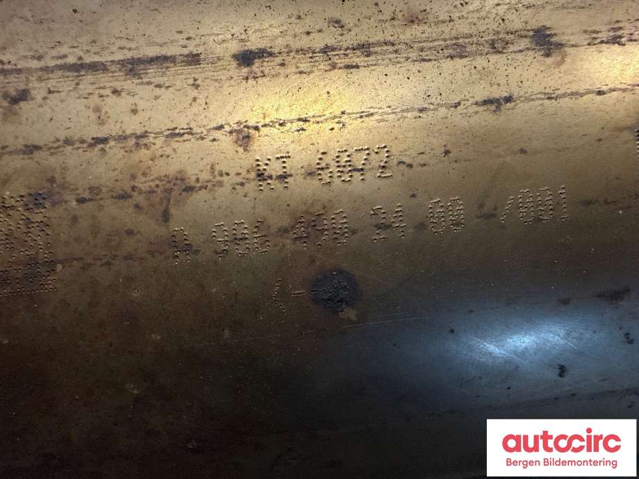 Partikkelfilter til Mercedes Sprinter 2018-->> (907/910) (907/910) (MERCEDES|A 907 490 25 01|A 906 490 23 00|)