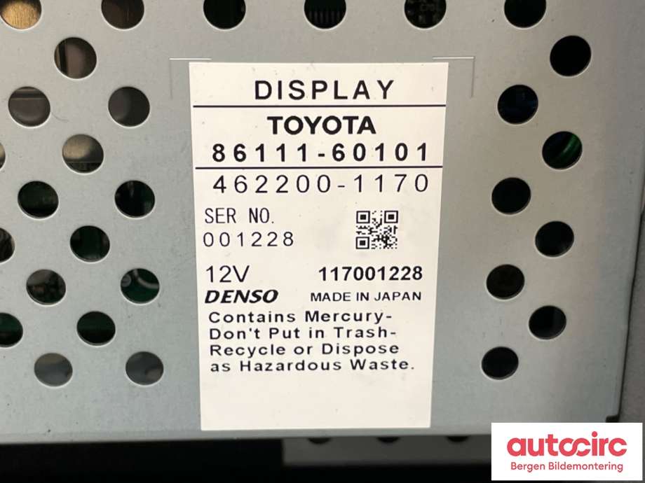 Bilstereo diverse til Toyota Land Cruiser 120 2002-2009  (TOYOTA|462200-1170|86120-60461|86111-60101)