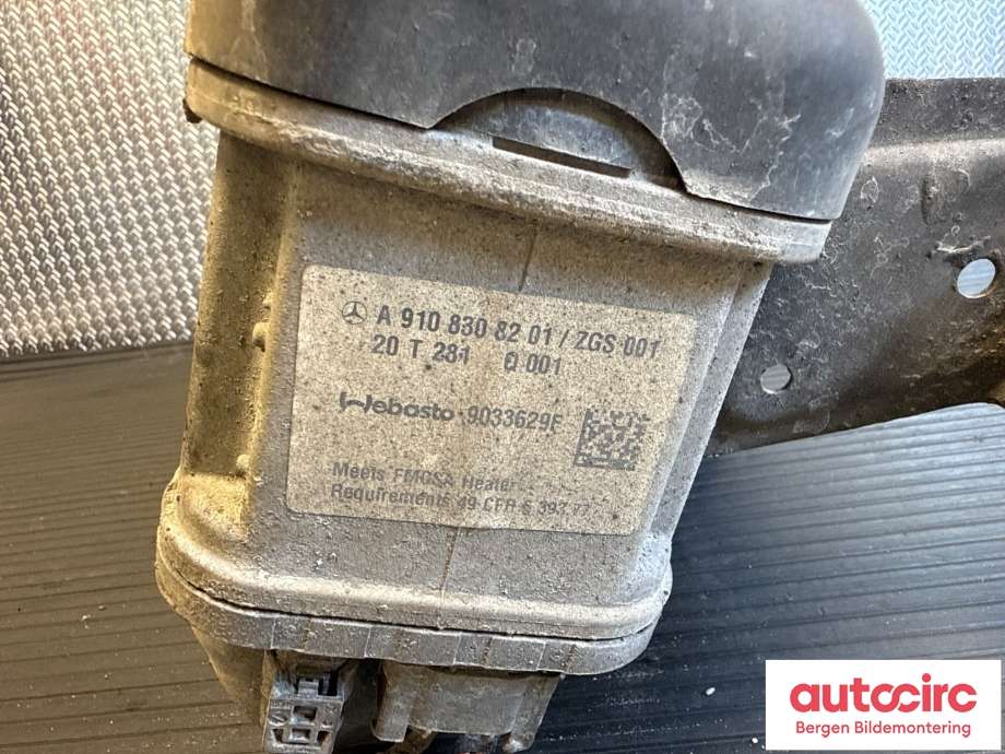 Dieselvarmer til Mercedes Sprinter 2018-->> (907/910) (907/910) (MERCEDES|A 910 830 82 01|A 910 830 40 00|)