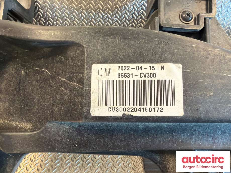 Støtfangerforsterkning bak til Kia EV6 2021-->>  (KIA|86631CV300|)