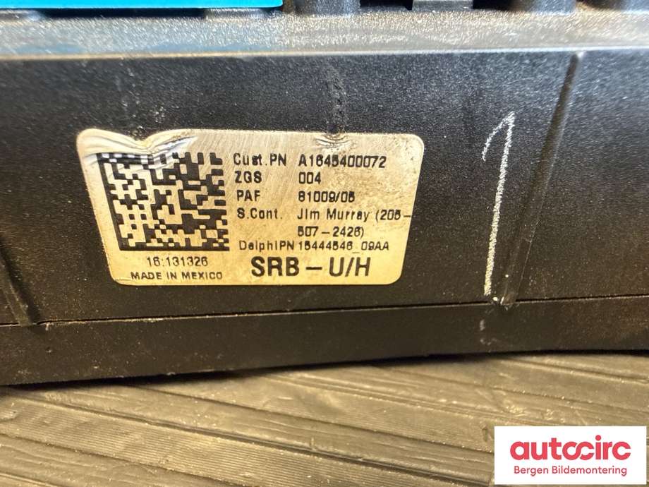 Sikringsboks til Mercedes GL 2006-2012 (X164) (X164) (MERCEDES|A 164 540 06 72|A 164 540 00 72|)