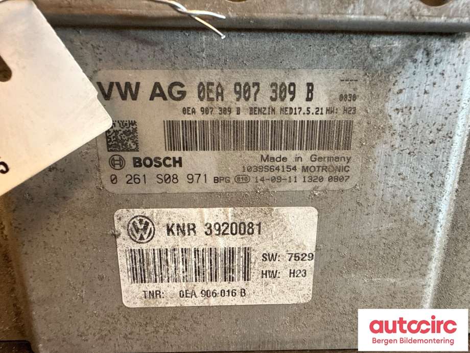 Styreenhet diverse til VW E-Up 2013-2019 (VOLKSWAGEN|0EA 906 016 B||0EA 907 309 B)