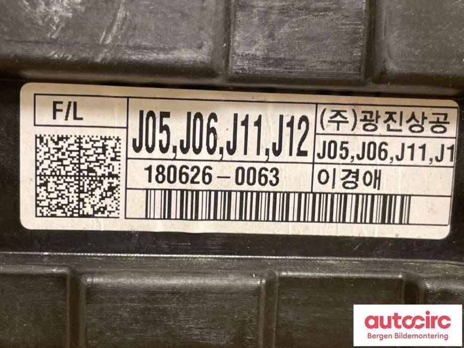 Ruteheis til Hyundai Ioniq Electric 2019-->> (Fase 2)  (HYUNDAI|82471G 2010|)