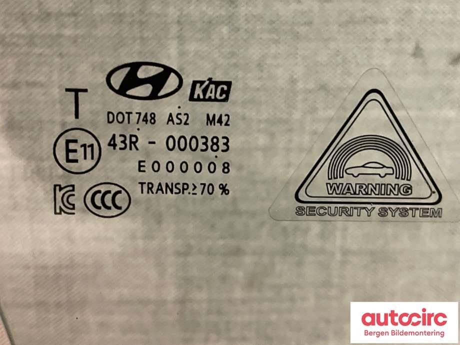 Siderute høyre foran til Hyundai Ioniq Electric 2019-->> (Fase 2)  (HYUNDAI|82420G 2030|)