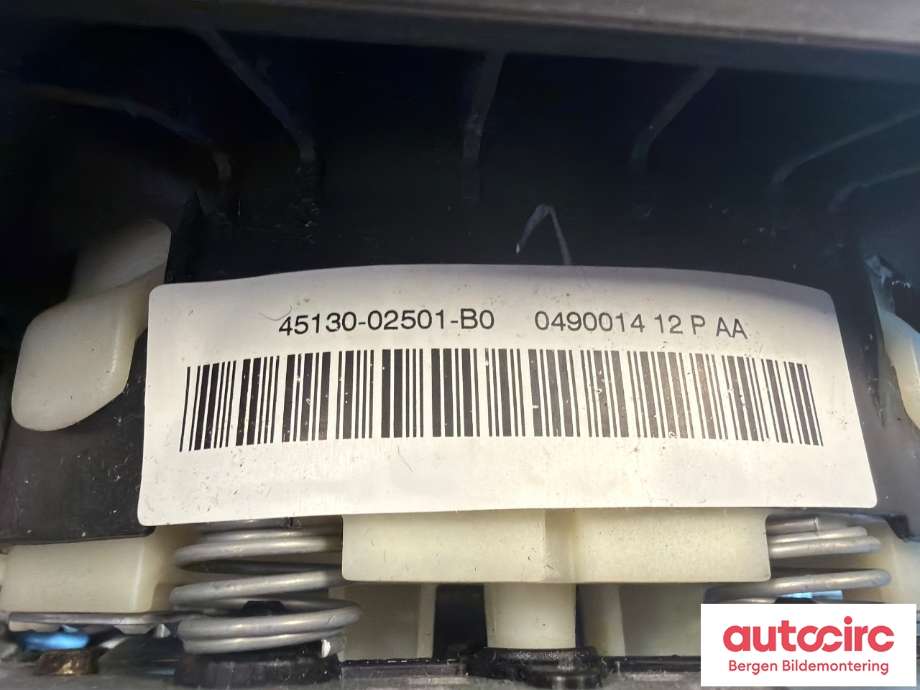 Airbag rattpute til Toyota Auris 2010-2012 (Type I, Fase 2) (TOYOTA|4513002501B0|)