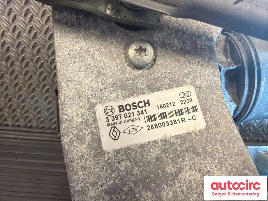 Viskermotor frontrute til Renault Zoe 2013-2019 (Fase 1) (RENAULT|288003381R|)