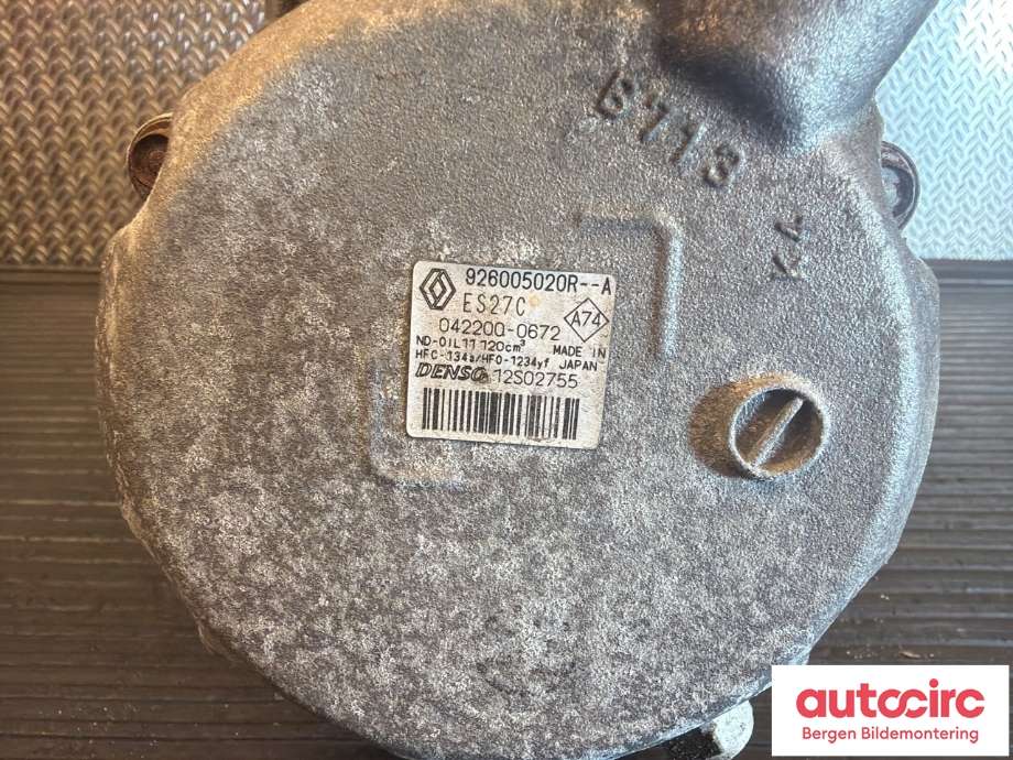 Aircondition kompressor til Renault Zoe 2013-2019 (Fase 1)  (RENAULT|926005020R|)