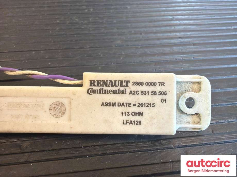 Antenne forsterker til Renault Zoe 2013-2019 (Fase 1) (RENAULT|285900007R|)